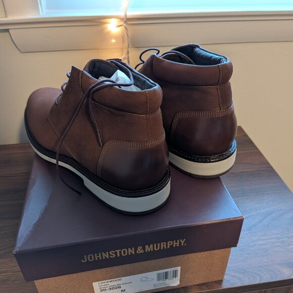NEW - Johnson & Murphy Lockwood Chukka Boot Men's 10 water-resistant nubuck - Picture 3 of 6
